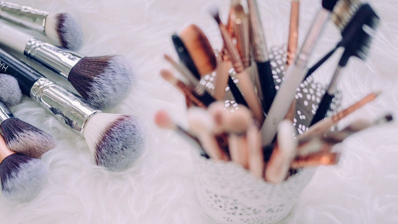 what do you wash makeup brushes with