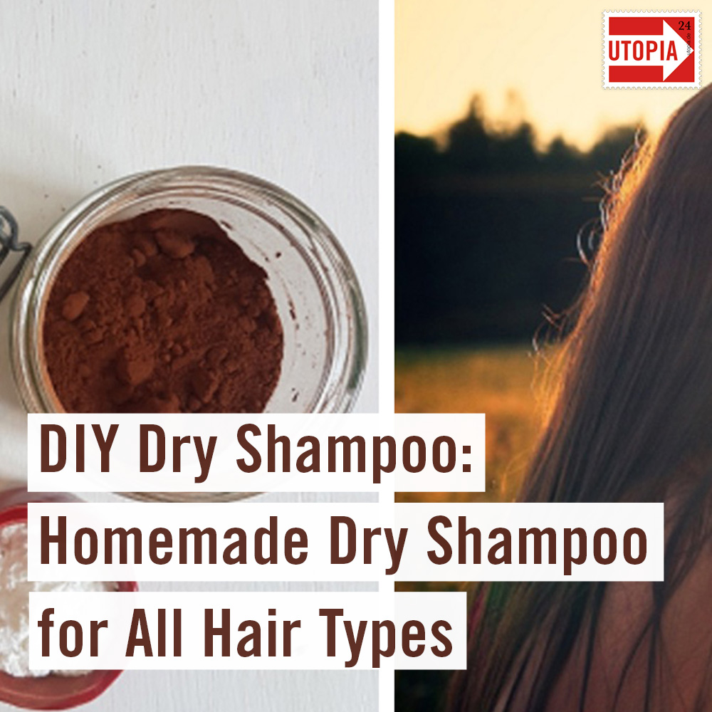 DIY Dry Shampoo Homemade, for Blond, and Black Hair