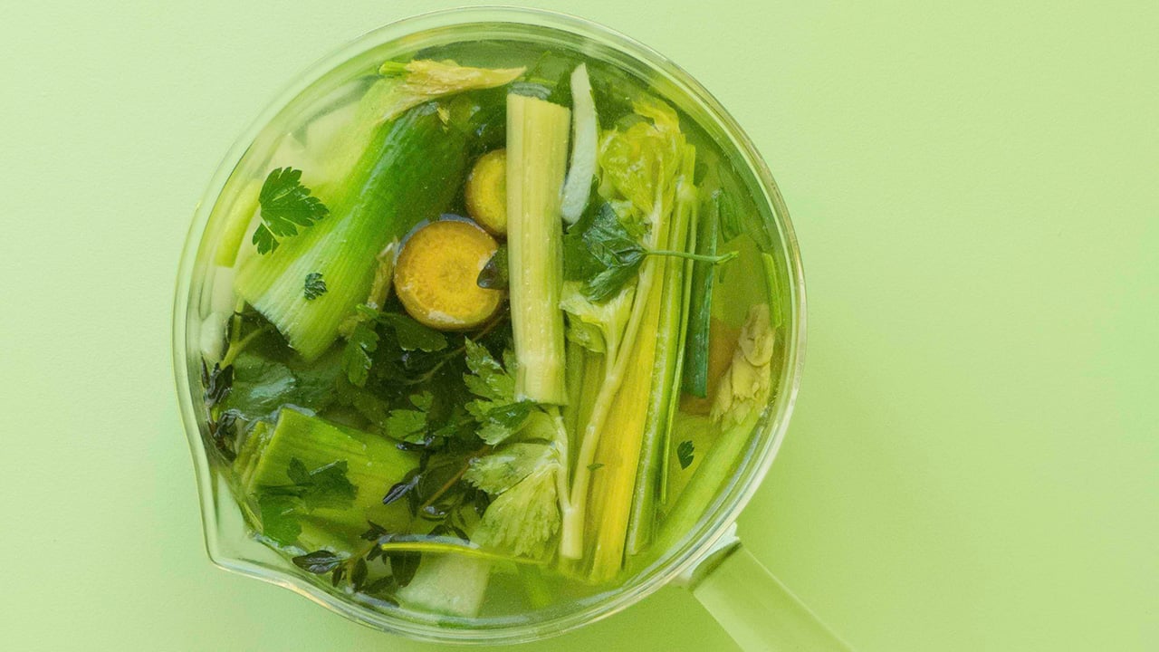 Homemade Vegetable Broth Recipe - Easy, Organic and Fresh